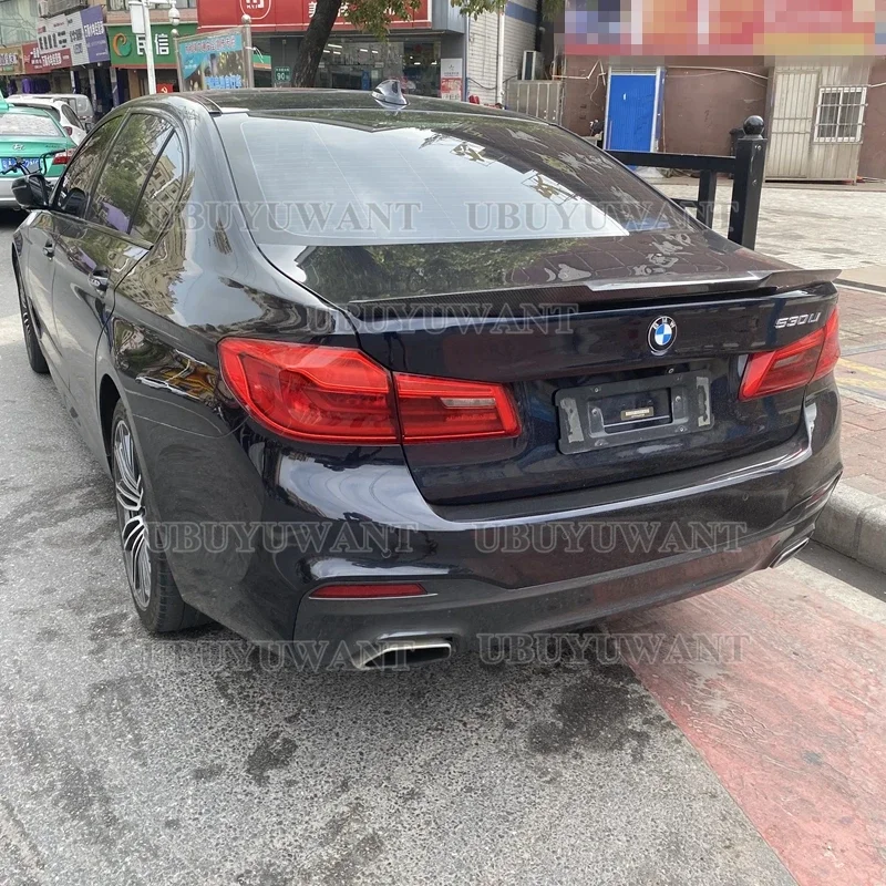 

Подходит для BMW G30 G38 535i 525i 530i 2017-2023 + M4 Стиль Автомобильный Стайлинг высокое качество углеродное волокно задний спойлер багажник губа крыло