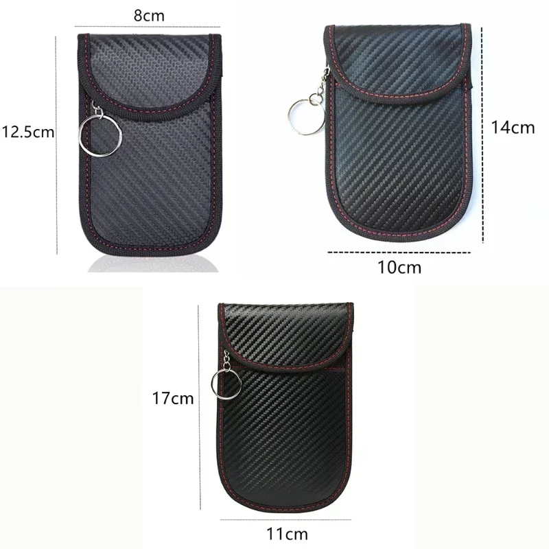 RFID Signal Blocking Faraday Bag for Car Keys and Credit Cards