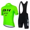 2023 BH Team Cycling Sets Men Bicycle Clothing Summer Short Sleeve Mountain Cycling Clothes Suits Ropa Ciclismo Triathlon Kits 2