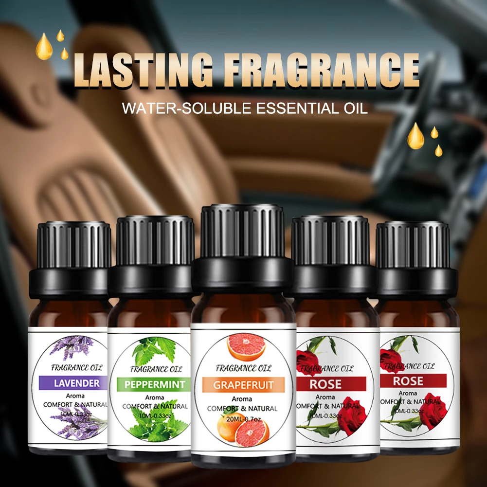 10mlEssentialOilPurifierAromaNaturalPlantCarAirHumidifier