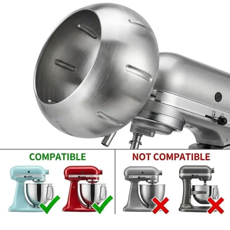 A65T-키친에이드 스탠드 믹서용 코팅 부착용 캔디 초콜릿 액세서리, 4.5QT 5QT 틸트 헤드 모델에 적합, 코팅 N용