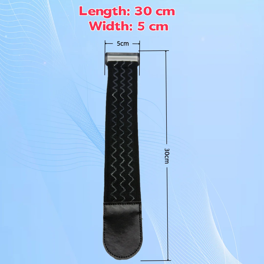 Versatile Adjustable Elastic Nylon Strap with Reversible Buckle