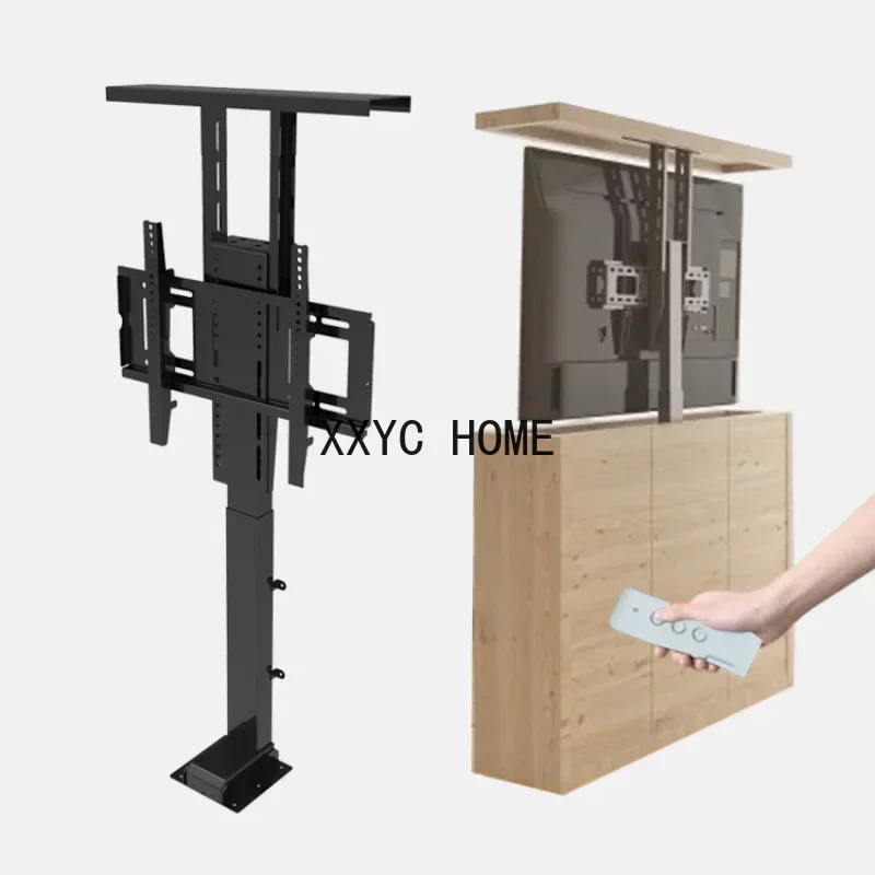 

Motorized Hidden TV Cabinet Lift Electrically Height-Adjustable TV Bracket for Installation 32-70 Inches with Remote Control