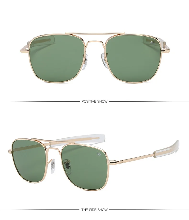 Premium Designer Fashion Glasses - Unisex Tempered Glass Lens