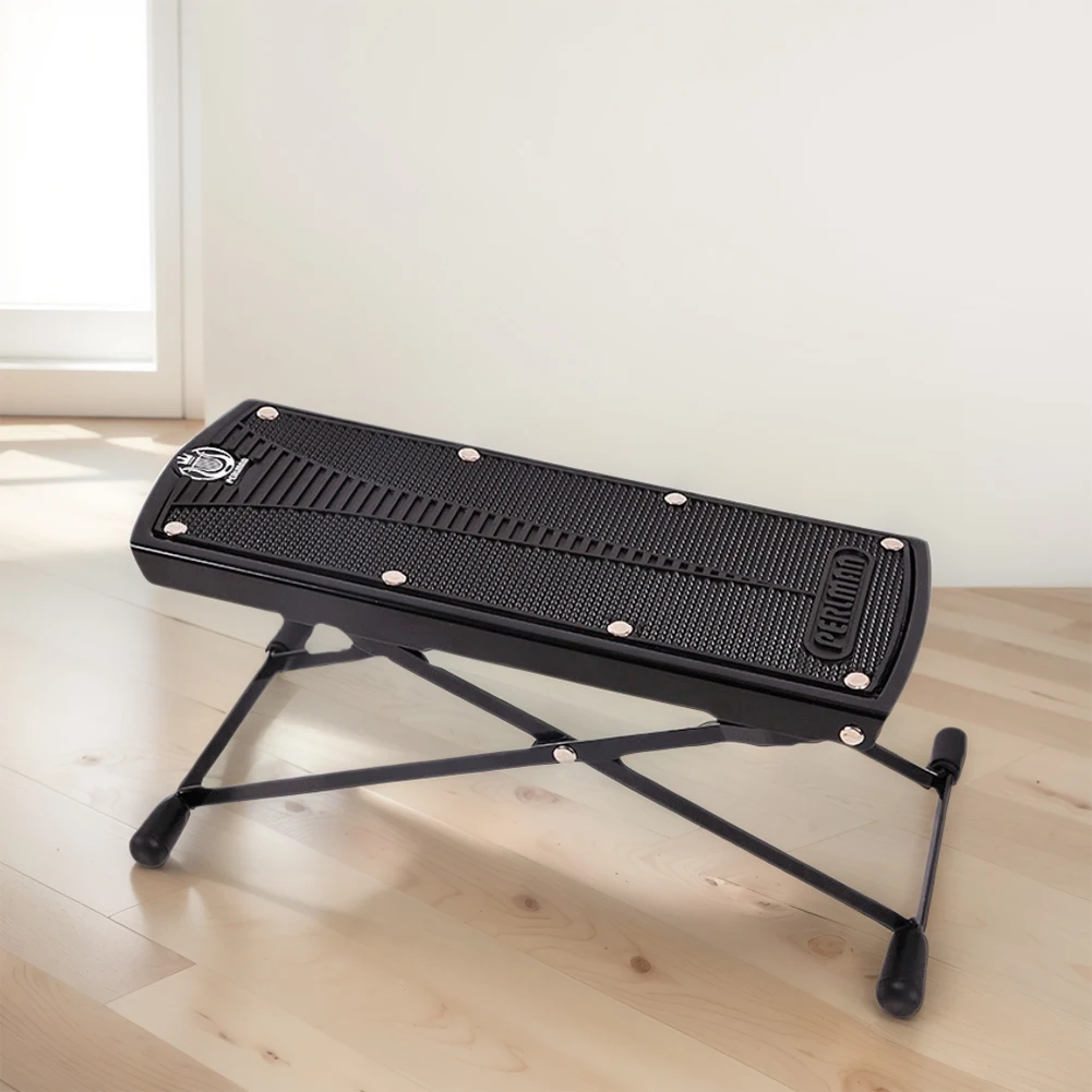 Foldable Guitar Pedal 6 Position Height Guitar Rest Step Footstool Guitar Foot Rest for Classical Guitar Player