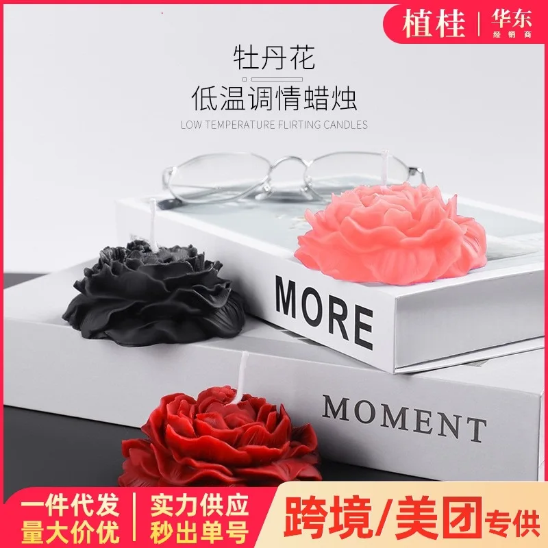 Petal-Shaped Sexy Low Temperature Candles Wax Drip Sex ToyssmAdult Sex Flirting Props Couple Teasing Training