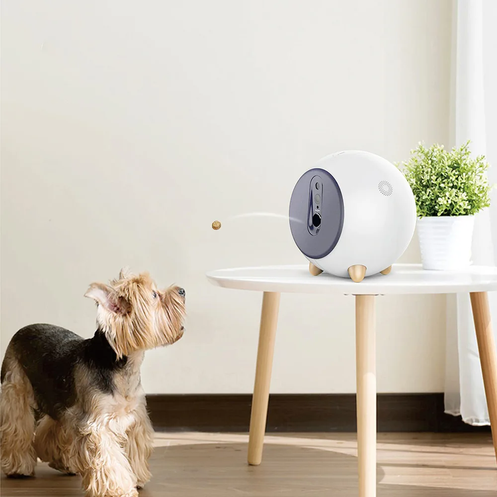 

Pet Toy Fetch And Treat Dog Food Reward Dispenser Interactive Training Dog Feeder Tennis Smart Feeder
