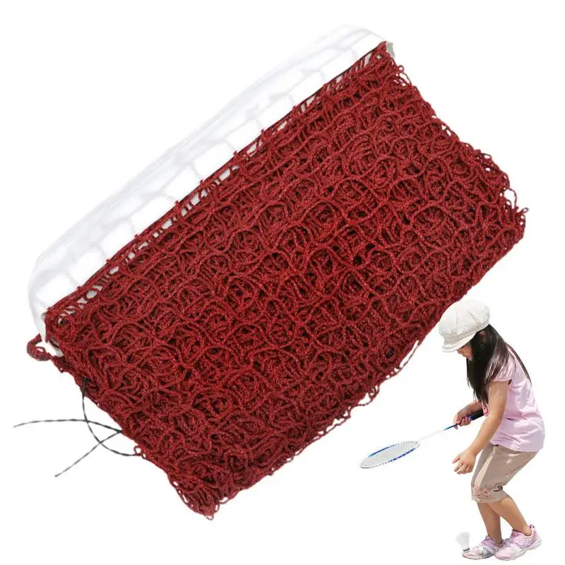 

Badminton Net High Strength Professional Badminton Net Strong Mesh Lightweight Portable Volleyball Net Foldable Badminton