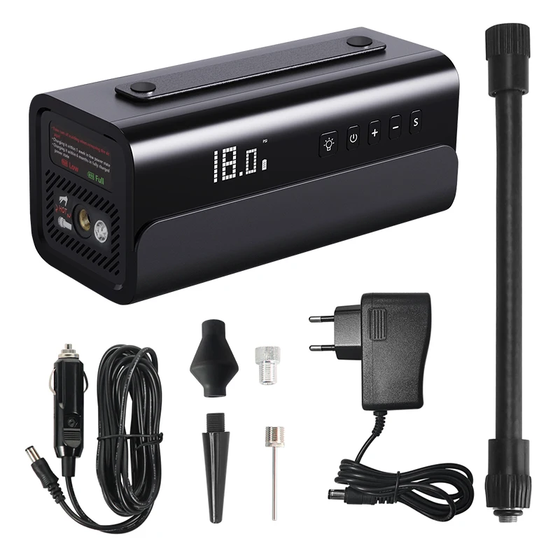

Portable Electric Air Compressor Smart Wireless LED Tire Inflation Air Pump Li-ion Battery Inflator For Car Bicycle Tyres