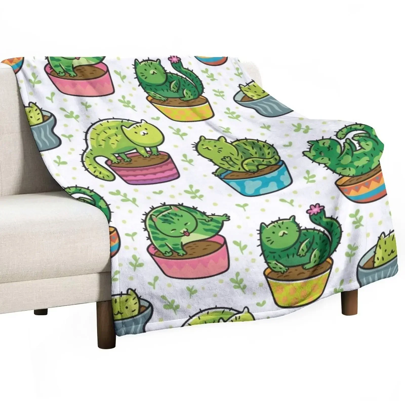 

Catcus Throw Blanket Single Thin Blankets