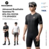 ROCKBROS Cycling Jersey Short Sleeve Windproof Shirt Bike Sports Shirt Breathable Reflective Summer Shirt with YKK Zipper 1