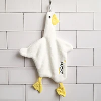 INS Duck Hand Towels Kitchen Bathroom Quick Dry Soft Absorbent Kids Children Hand Dry Towel Soft Touch Hand-Cleaning Towel 1