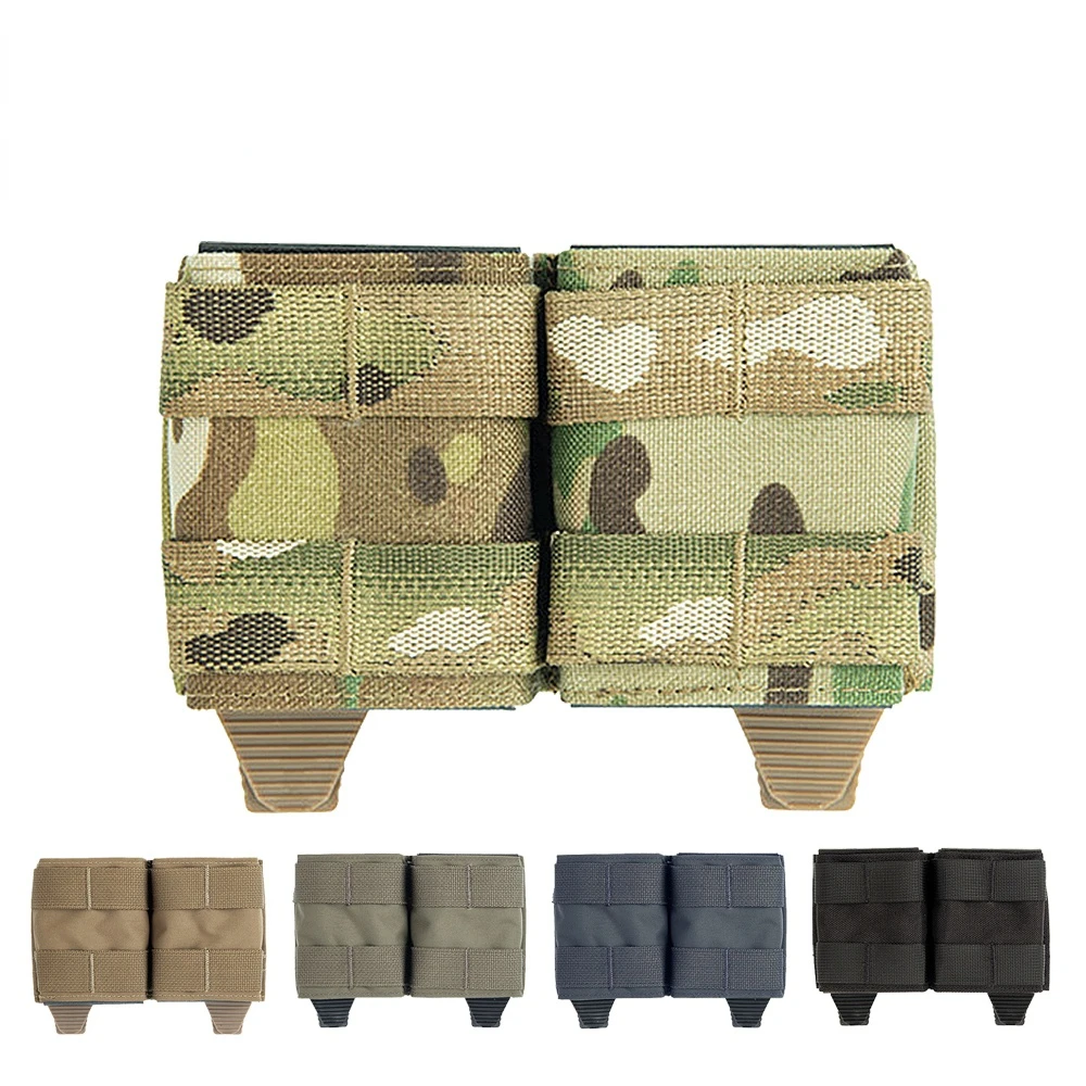 

Tactical 5.56 Double KYWI Magazine Pouch Multicam Vest Ammo Malice Clip Molle Mag Airsoft Hunting Accessories Cordura