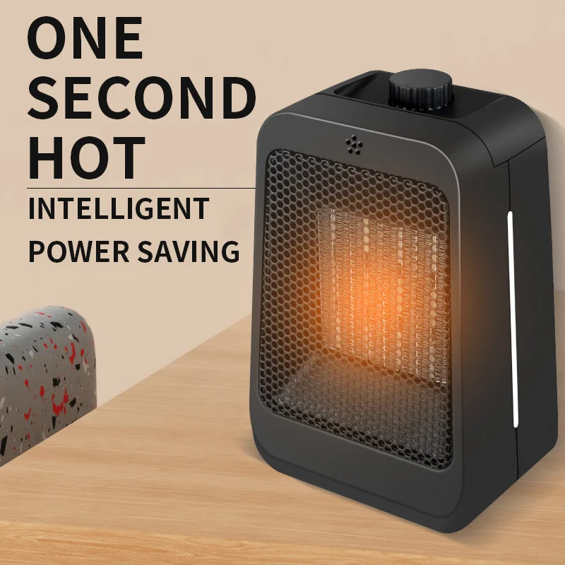 Portable Electric Space Heater - 1200W Personal Room Heater with Thermostat, Tip-Over & Overheat Protection for Indoor | Bedroom electric space heater ceramic electric heater with overheat