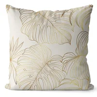 Leaves Pattern Cushion Covers for Sofa Living Room Chair Waist Pillow Case Home Decoration Nordic Modern Pillow Covers 5