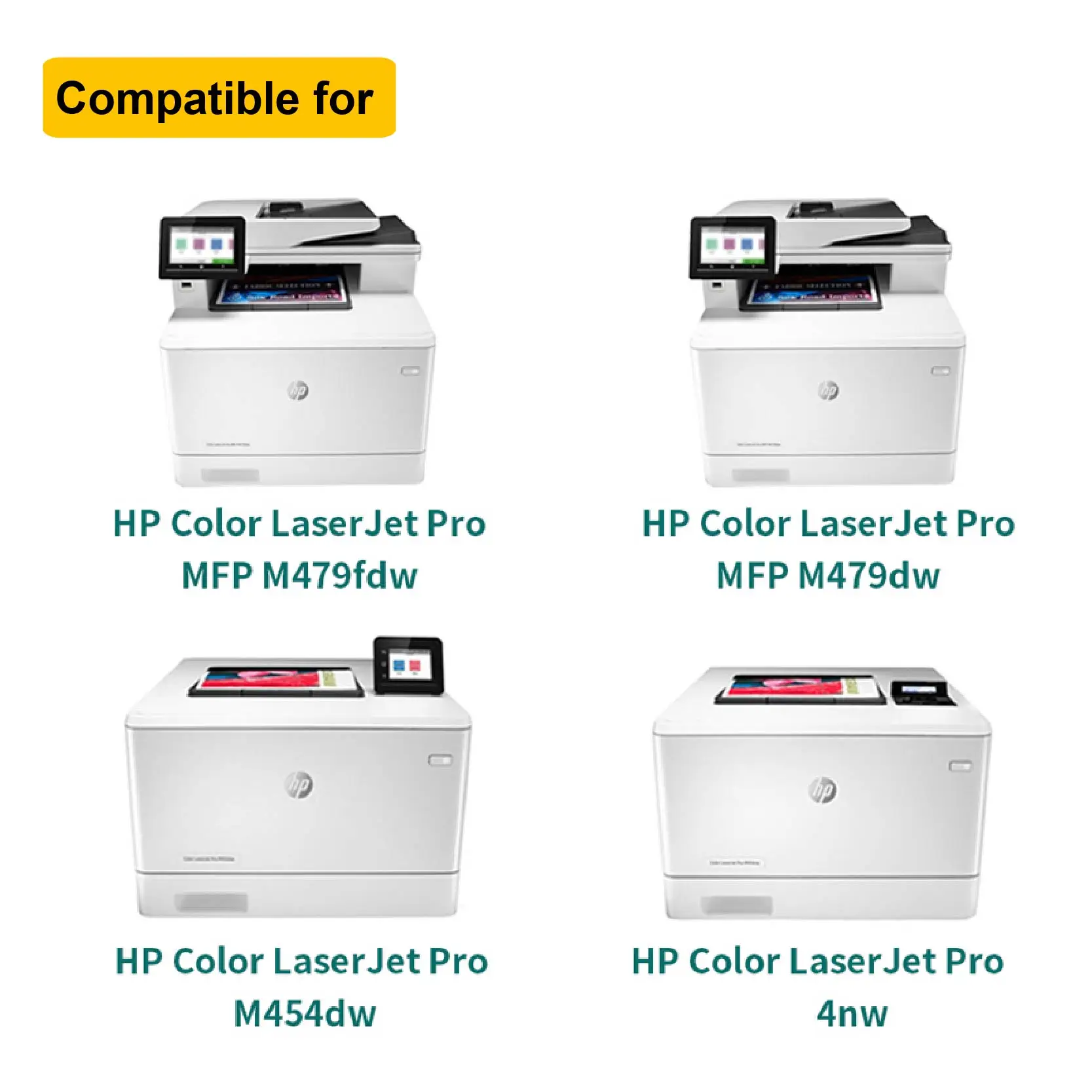 compatível cartucho de toner de cor hp para hp cor laserjet pro mfp