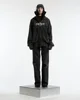 Y2K Harajuku Ninja zip up Hoodie Oversized Embroidered Washed Double Hat sweatshirt American style StreetWear Goth Men Women Top 5