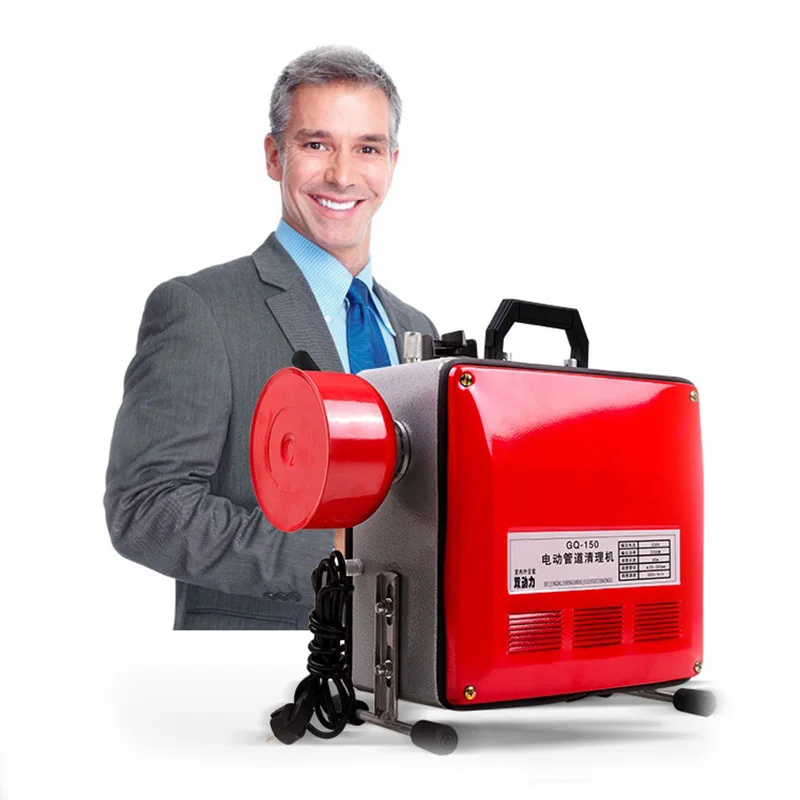 

Электрический дренажный станок для труб, 2800 Вт, дренажный станок для туалета, очистка Слива с низким уровнем шума, канализационный инструмент, автоматическая дренажная машина для пола