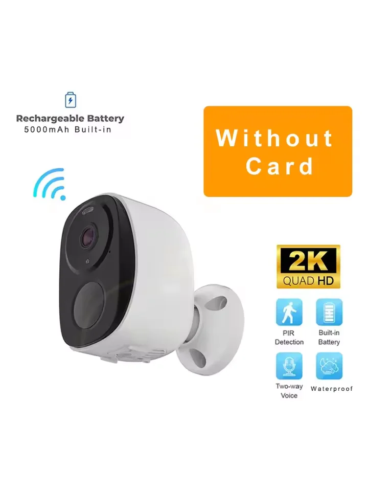Security Cameras Wireless Outdoor 2K 3MP Battery Powered WiFi Security Camera