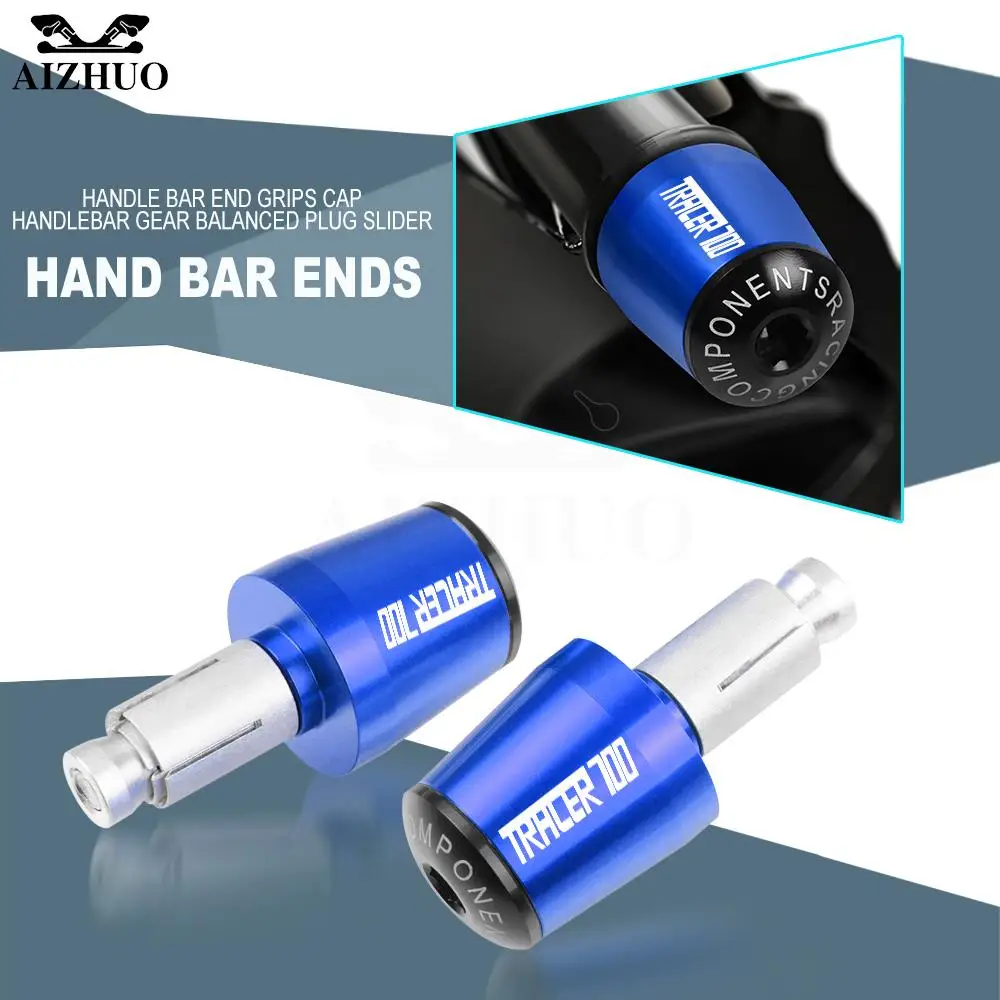 

For Yamaha TRACER 700 GT 2018 2019 2020 2021 2022 2023 Motorcycle Handle Bar Ends Weight Cap Slider Handlebar Grips Plugs Caps