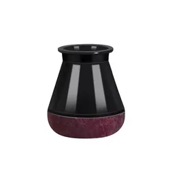 Chair Leg Floor Protectors with Felt Pads - Set of 8 Silicone Furniture Caps - L (Black)