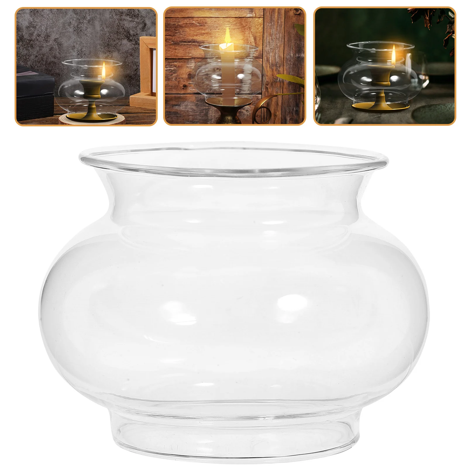 

Lampshade Multipurpose Tool Kerosene Glass Use Chimney Clear Oil Replacement for