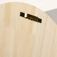 ชั้นวางต้นไม้ติดผนังอะคริลิคกระจกเงาพร้อมกรอบไม้ แผงใสโปร่งแสงรูปทรงประตู สำหรับตกแต่งห้องนั่งเล่นและห้องนอน 6