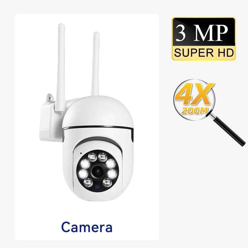 와이파이 보안 카메라 5MP IP 카메라 야외 무선 보안 보호 비디오 감시 자동 추적 인간 감지 2.4G ONVIF