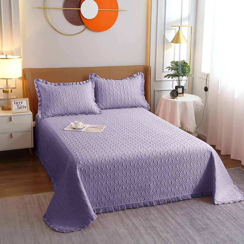 230x250cm Bedspread King Size Quilted Mattress Cover For Double Bed