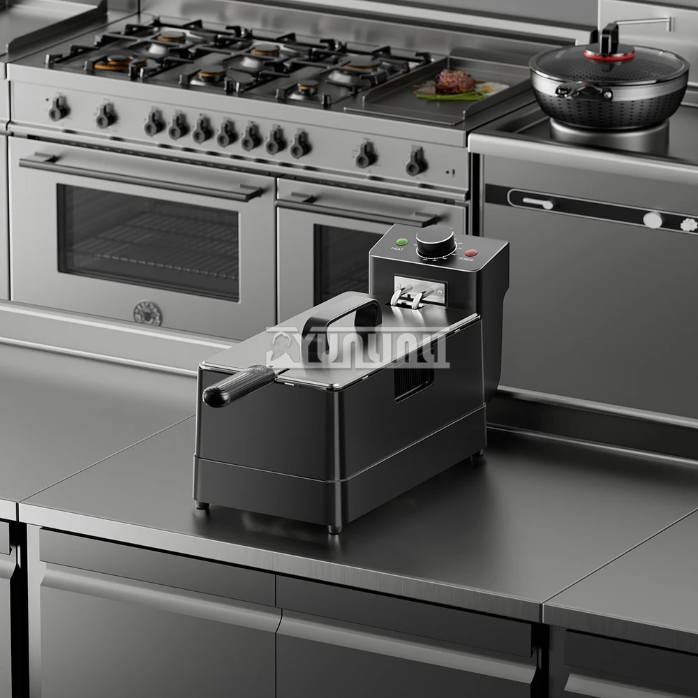 Commercial Electric Fryer Multi-Function Oil French Fries Machine Large Capacity Intelligent Deep Fryer 3