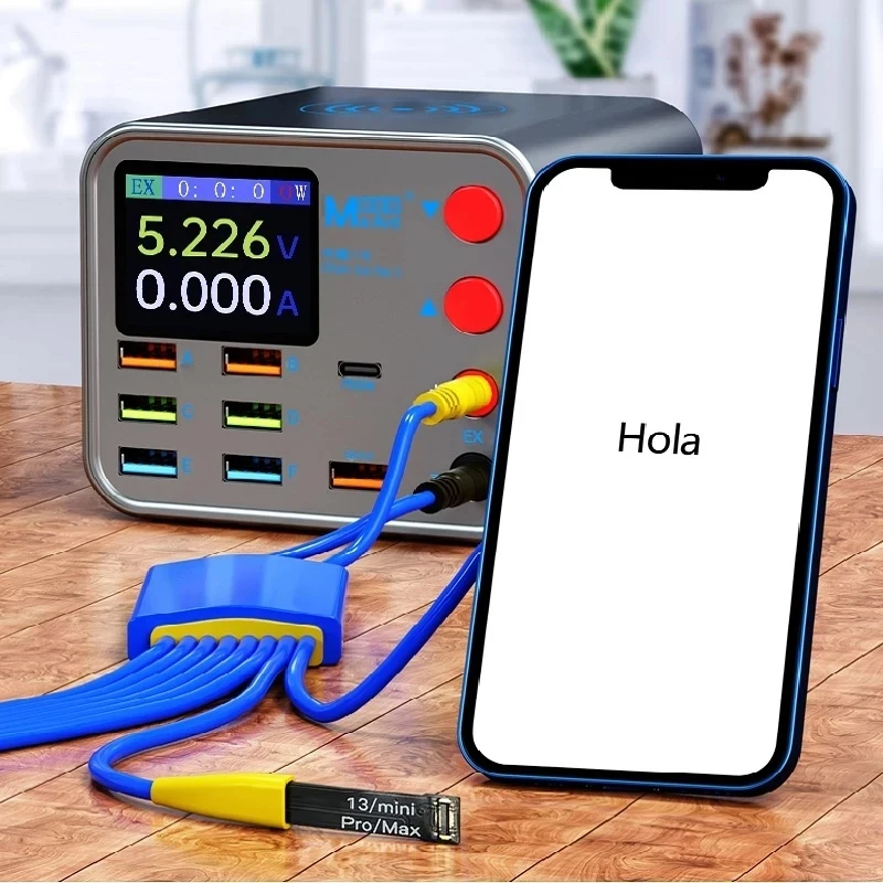 

MAANT 8port USB PD Fast Charging Wireless Charger With Anti Short Circuit Function Mobile Phone Power Cord Extension Port Repair