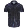 KYKU Men's Casual Button-Down Shirts Hawaiian Shirt Short Sleeve Beach Clothes with Pockets 1