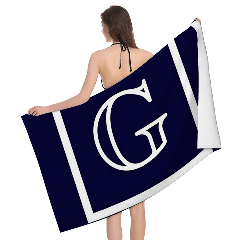 Home Bath Towels Body Bathroom Letters Flower Quick Drying Microfiber Beach Towel Man Women Large Sports microfiber towel bath towel