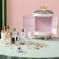 Desktop Storage Box Cosmetics Storage Box NecklaceBox Lipstick DisplayBox Jewelry Desktop Decoration Multifunctional Accessories 1