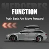1:24 AUDI RS6 Alloy Miniature Car Model Toy Travel Edition Metal Diecast Vehicle 6 Doors Opened Sound Light Boys Christmas Gifts 3
