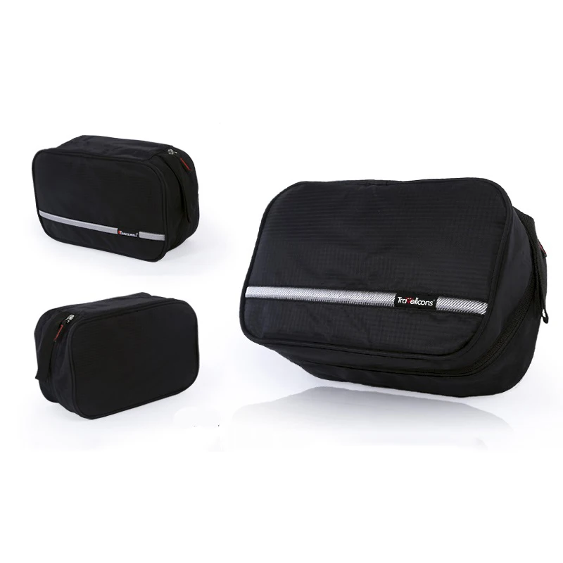 Trousse De Toilette De Voyage Imperméable – Organisateur à Fermeture éclair, Gris, Extensible Et Léger