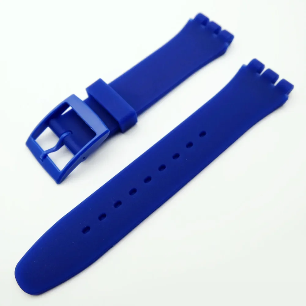 Durable Waterproof Silicone Watchband - Soft Rubber Replacement Wristband Strap