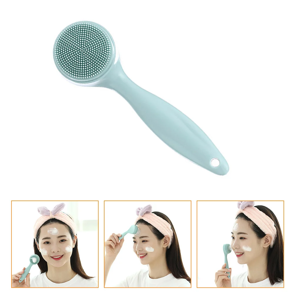

Facial Cleansing Brush Silicone Face Cleansing Brush Blackhead Remover Face Massage