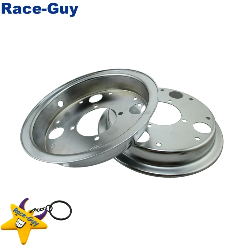 Ct70 Wheels Motorcycle Stands Front And Rear Red Polished Aluminum