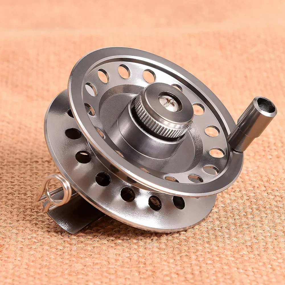 59mmIceFishingWheel11FlyFishingReel21bbRattleReelsLine
