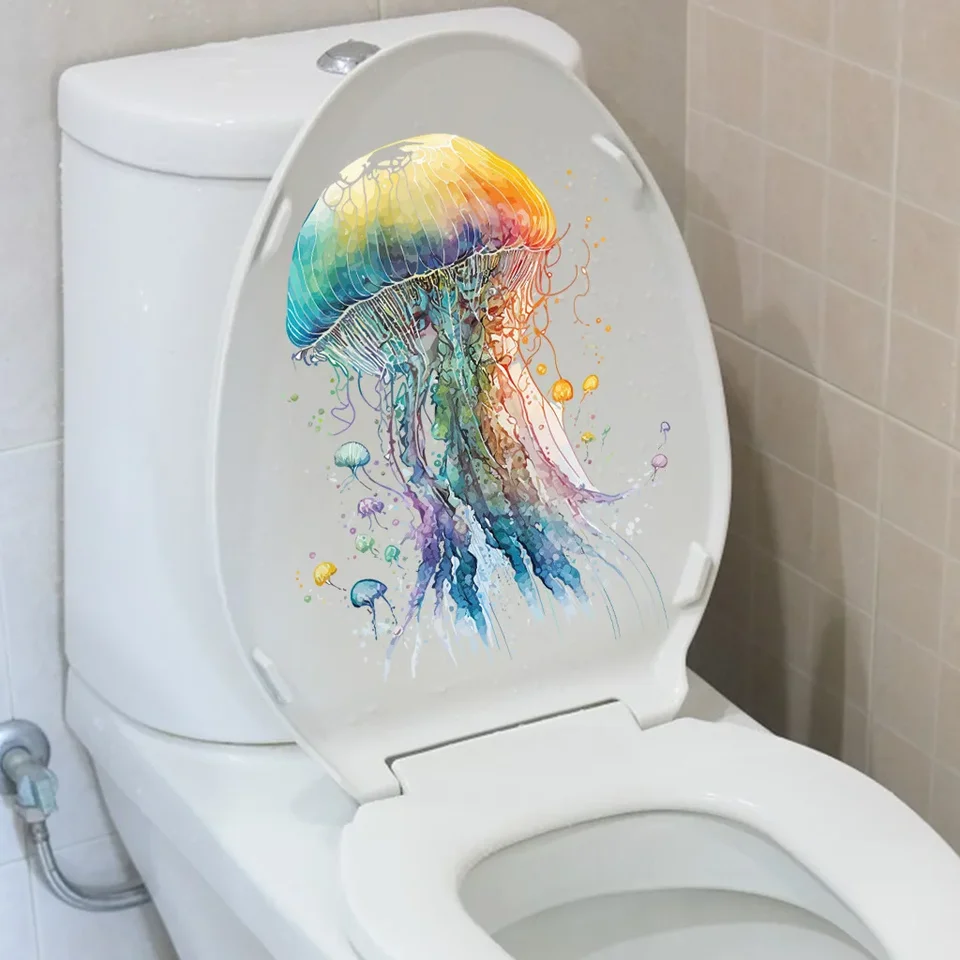 Star Wars Toilet Seat Sticker Funny Cartoon Vinyl Decal Home Decor Black 4WS 0078-in Wall