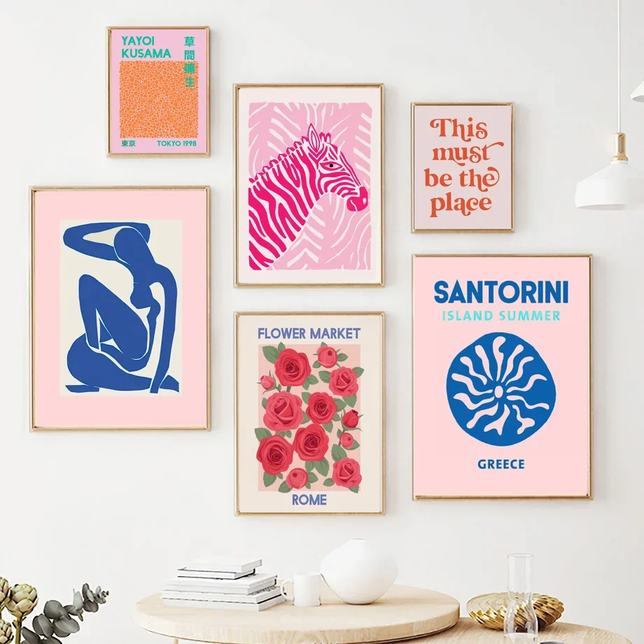 

Matisse лимонная капля цветок Yayoi Kusama Monstera настенная живопись на холсте постеры и принты настенные картины для декора гостиной