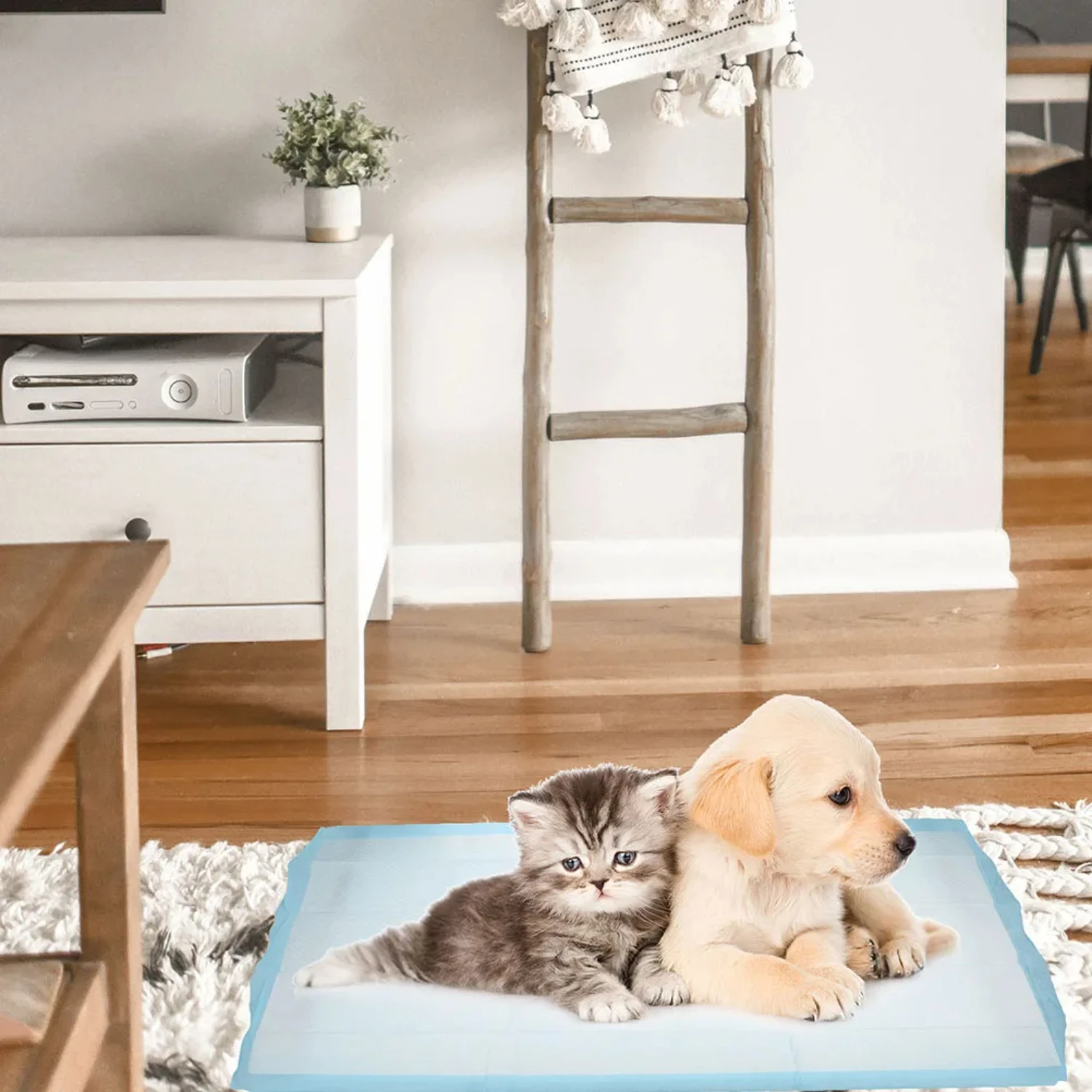 Super Absorbent Extra Large Non-woven Fabric Disposable Pet Pee Mat Dog Pads 40 Pcs Portable Diapers Cushion Toilet Supplies Dog Pee Pad