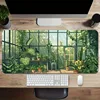 Greenhouse Garden Large extended gaming mousepad, non-slip rubber base precision edge, washable rectangular table mat, suitable 1