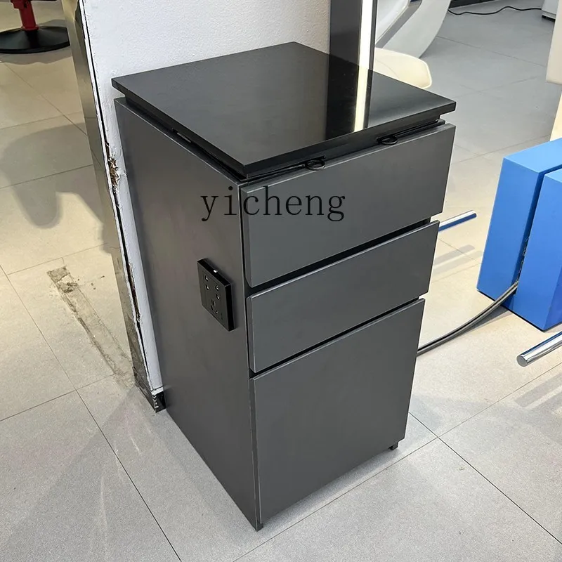 

Tqh Hairdressing Tool Cabinet Barber Shop Storage Cabinet Hair Salon Special Stainless Steel Cabinet Storage Rack