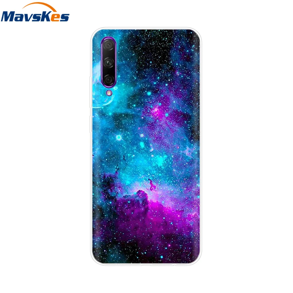 Elegant Floral Design Soft Clear Silicone Phone Case with TPU Bumper