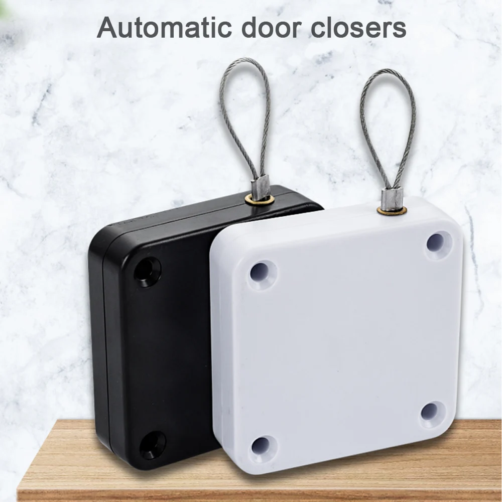 Punch Free Automatic Sensor Door Closer 800G Power Residential Commercial Mute Door Closing Device Hardwares