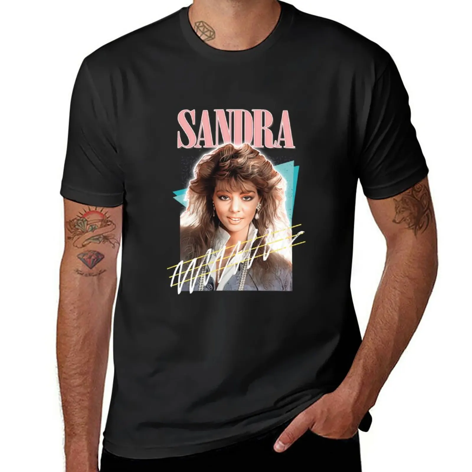 

New Sandra Cretu T-Shirt Tee shirt boys white t shirts mens vintage t shirts