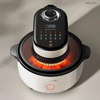 Quick Tenderising Air Fryer, Steam Oven and Large Capacity Electric Fryer with No Turnover Required. 1