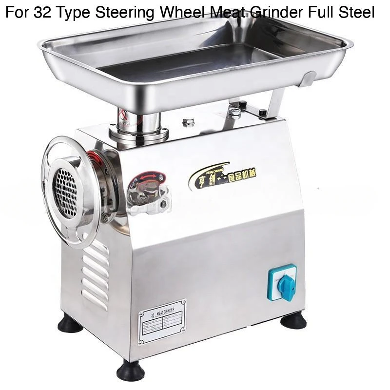 Stainless Steel Commercial Meat Grinder Electric Multifunctional Home Use Sausage Maker Mincer Slicer 5